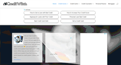 Desktop Screenshot of creditwitch.com